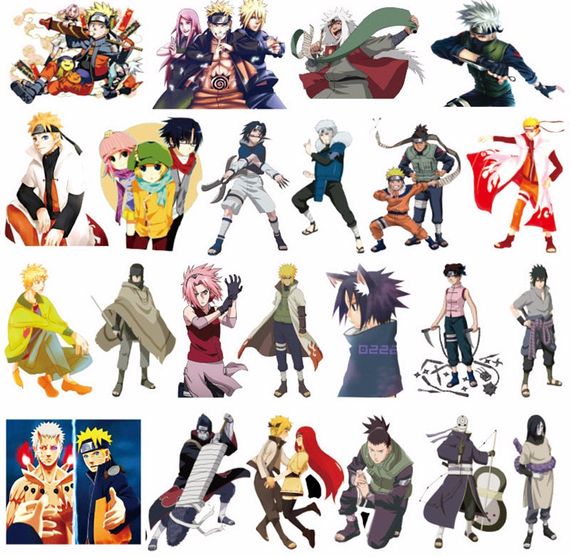 Stickers (50 or 100 pieces) - Boruto Merch